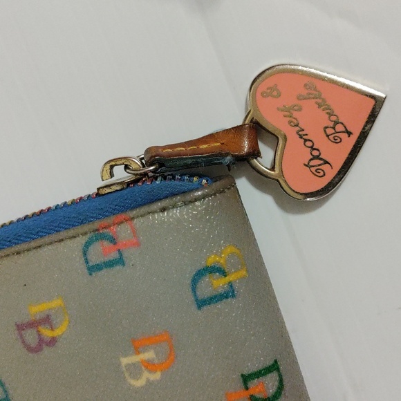 Vintage DOONEY & BOURKE Rainbow Zip Around Wallet - Picture 4 of 12